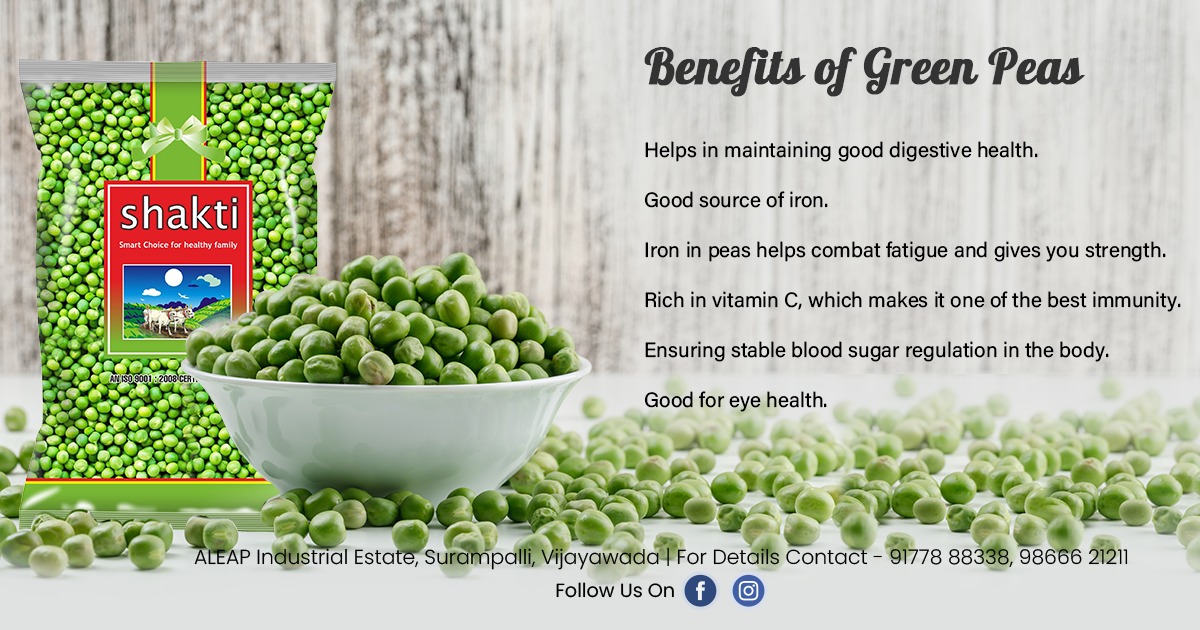 Health Benefits Of Green Peas - Srikanth Industries